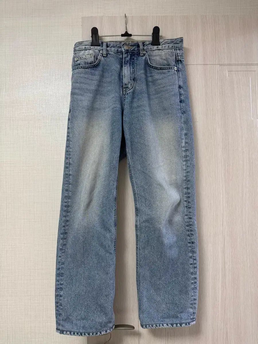 Straight Wide Denim ワイド ⁄ Slab CARD RED ヴィンテージ 19ozスラブ Vintage Pants 19oz Anniversary Bleach MARKAWARE