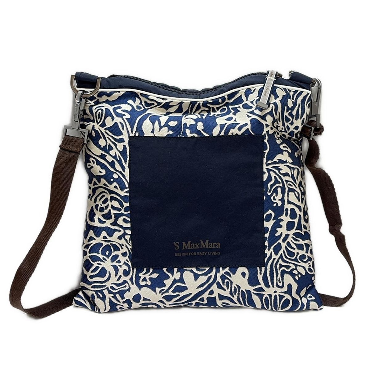 MaxMara Elsa ネイビー ショルダーバッグ Max Mara（マックスマーラ） ショルダーバッグ ELSA エルサ レディース