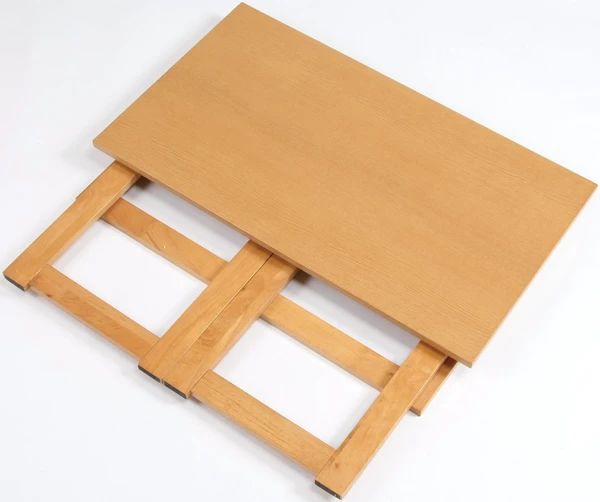 天然木折りたたみテーブル 高さ69cm - メルカリ