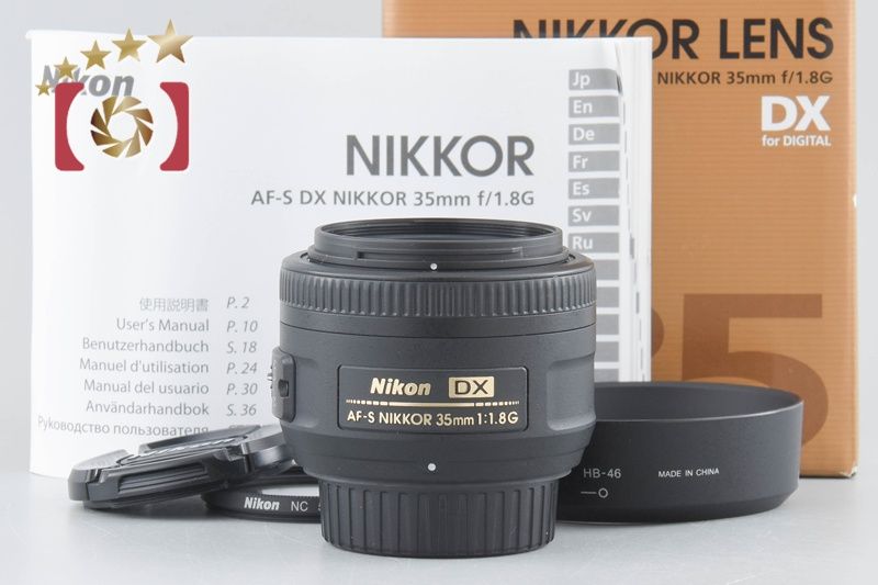 ニコン AF-S NIKKOR 35mm f1.8G DX 元箱付き AF-S DX NIKKOR 35mm