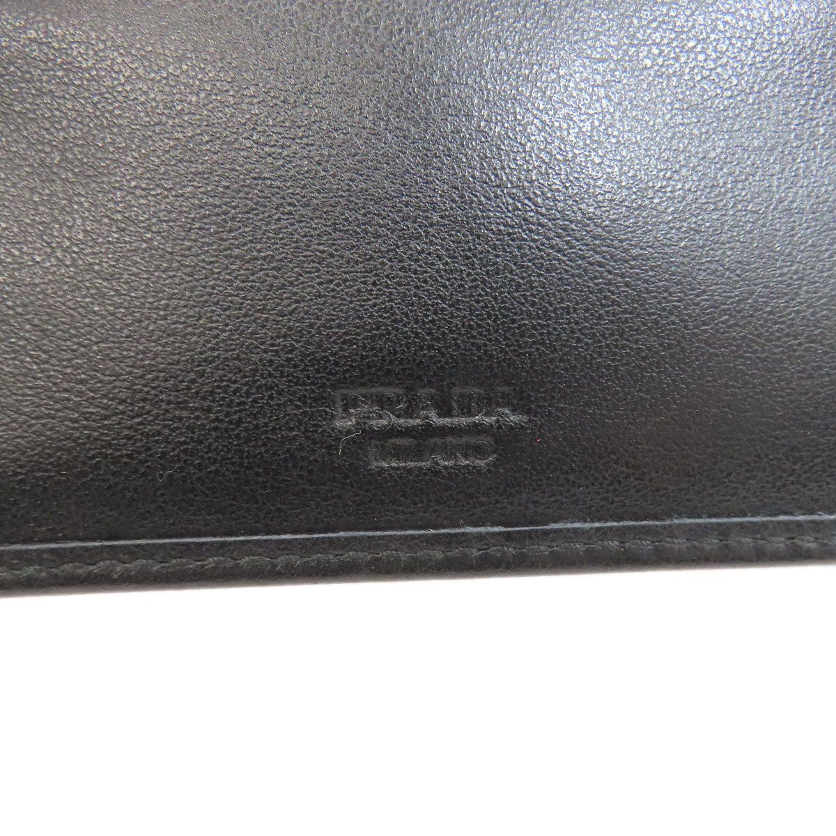  PRADA プラダ 2 M 0002 ロゴ 二つ折り財布 小銭入れあり カーフ メンズ その他 小物