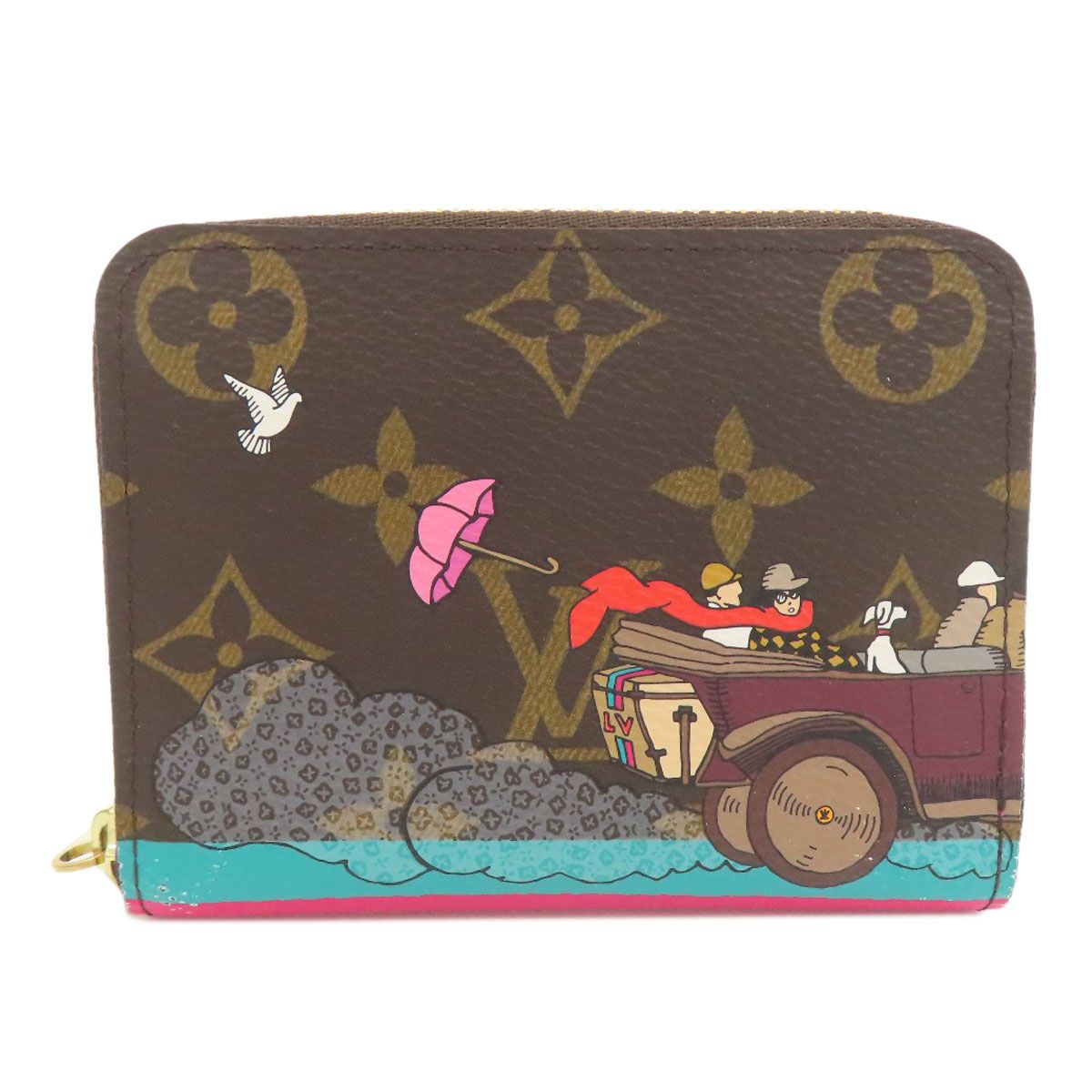 LOUIS VUITTON ルイヴィトン M 61362 ジッピー コインパース イリュストレ 2015年 コインケース モノグラムキャンバス レディース