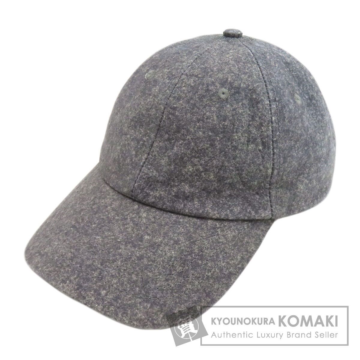 BOTTEGA VENETA ボッテガヴェネタ フランネルプリント 帽子 レザー レディース