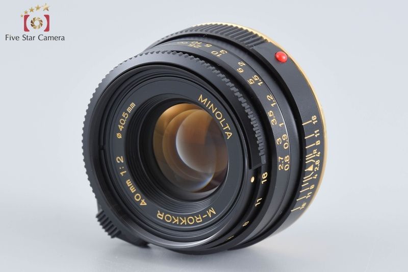  MINOLTA ミノルタ CLE GOLD LIMITED M ROKKOR 40 mm f 2 元 き レンジファインダーフィルムカメラ レンジファインダーカメラ フィルムカメラ