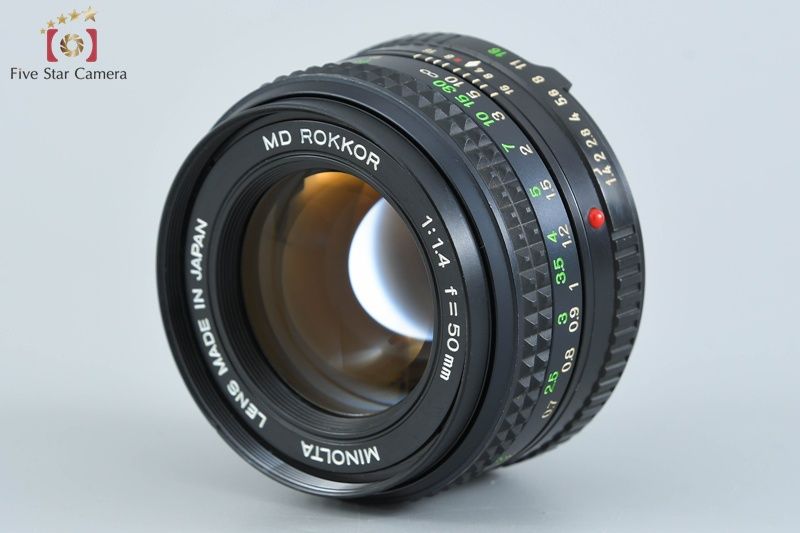 MINOLTA ミノルタ 【】MINOLTA ミノルタ MD ROKKOR 50mm f/1.4 単焦点