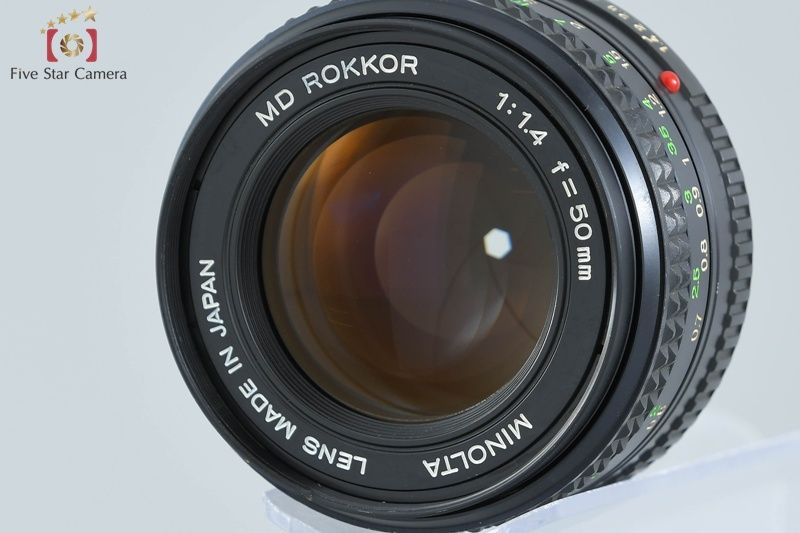 MINOLTA ミノルタ 【】MINOLTA ミノルタ MD ROKKOR 50mm f/1.4 単焦点