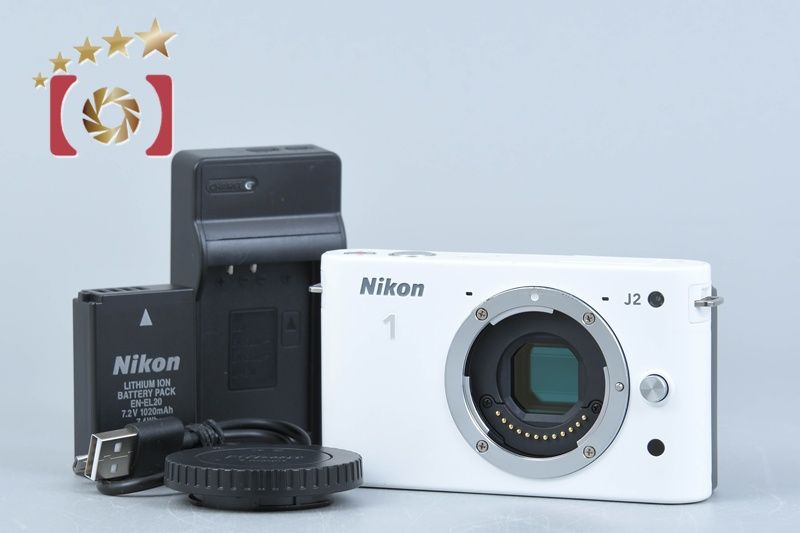 Nikon ニコン 【中古】Nikon ニコン 1 J2 ホワイト ミラーレス一眼