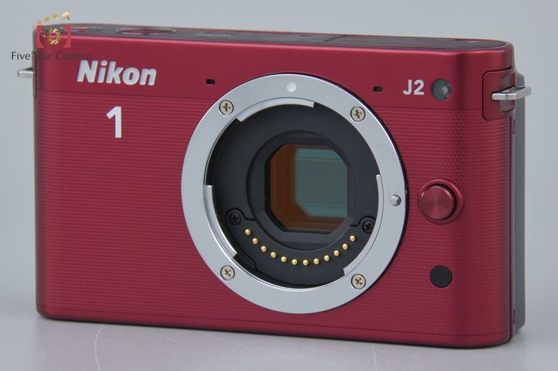 Nikon ニコン 【中古】Nikon ニコン 1 J2 レッド ミラーレス一眼カメラ