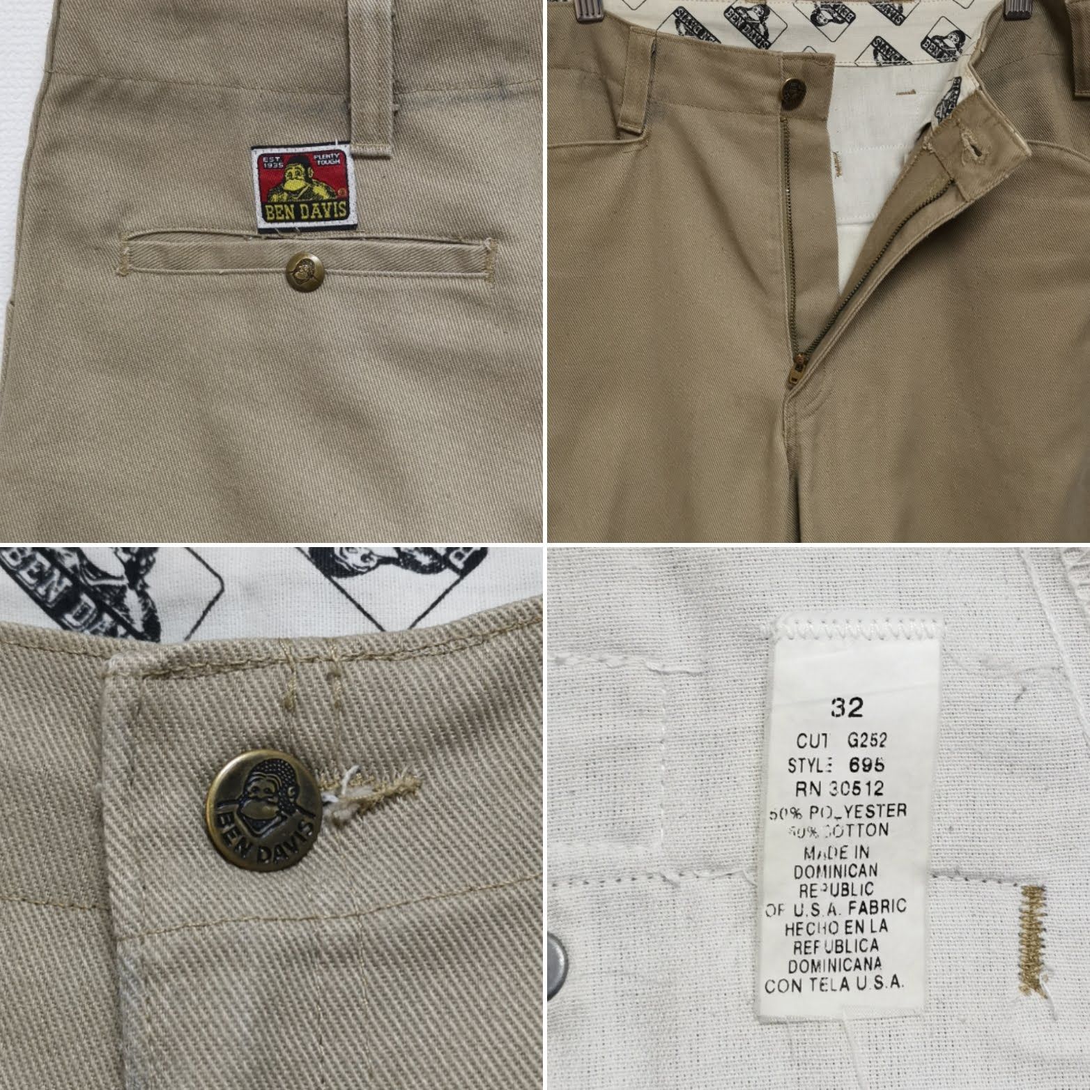 【USA製】 ben davis W32 フリスコパンツ 00s W32 L32 BEN DAVIS フリスコ ワークパンツ USA - メルカリ