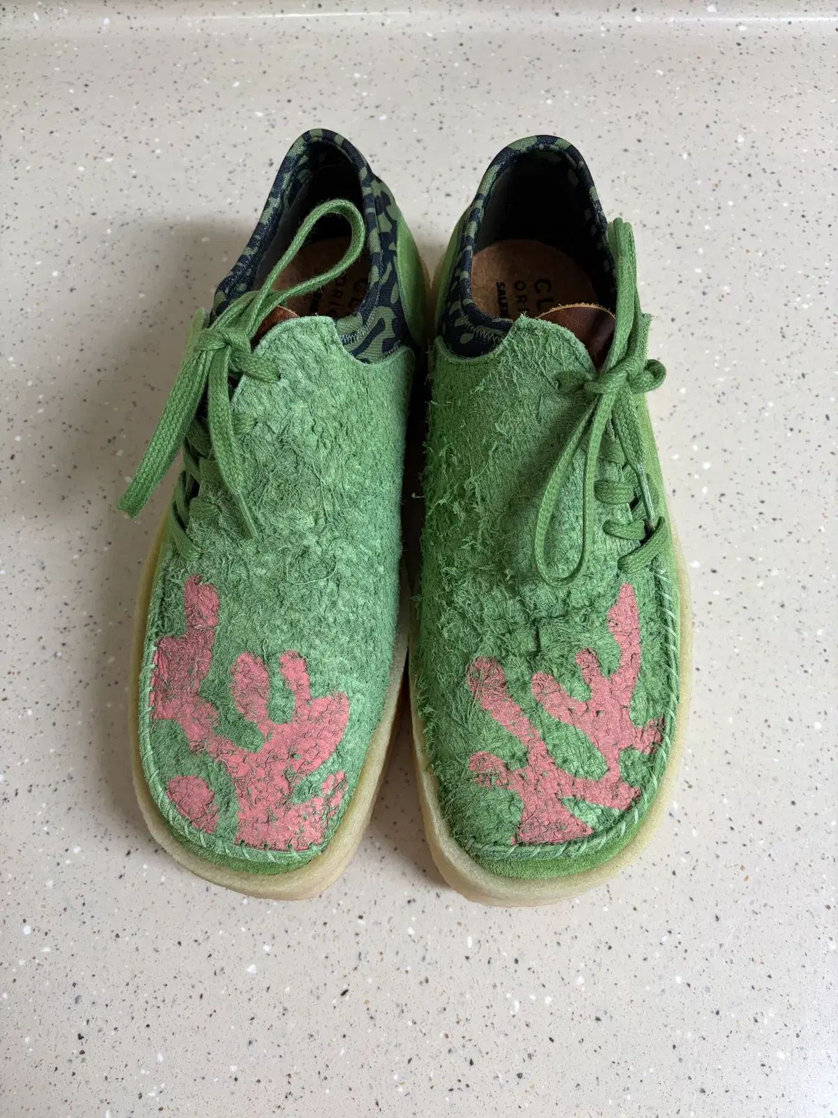 クラークス X サレヘ ベンバリー ダークグリーン US 8