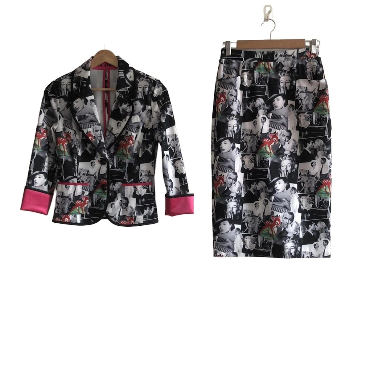 Regina Romantico レジィーナロマンティコ スカートスーツ レディース 白 黒