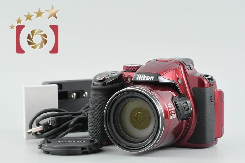 Nikon ニコン 【中古】Nikon ニコン COOLPIX P520 レッド コンパクト