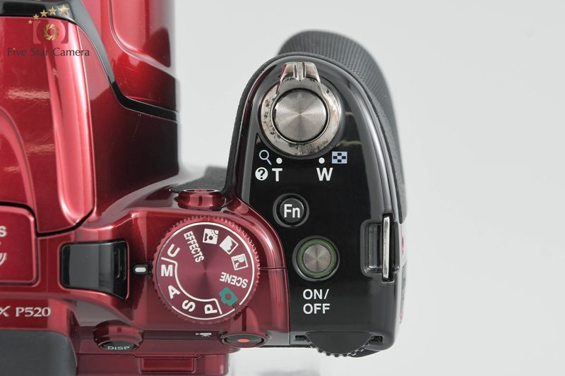 Nikon ニコン 【中古】Nikon ニコン COOLPIX P520 レッド コンパクト