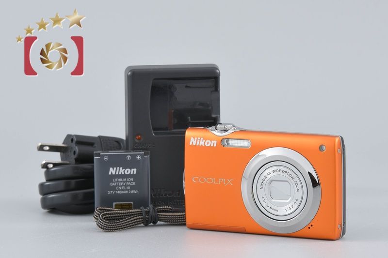 Nikon ニコン 【】Nikon ニコン COOLPIX S3000 ファインオレンジ