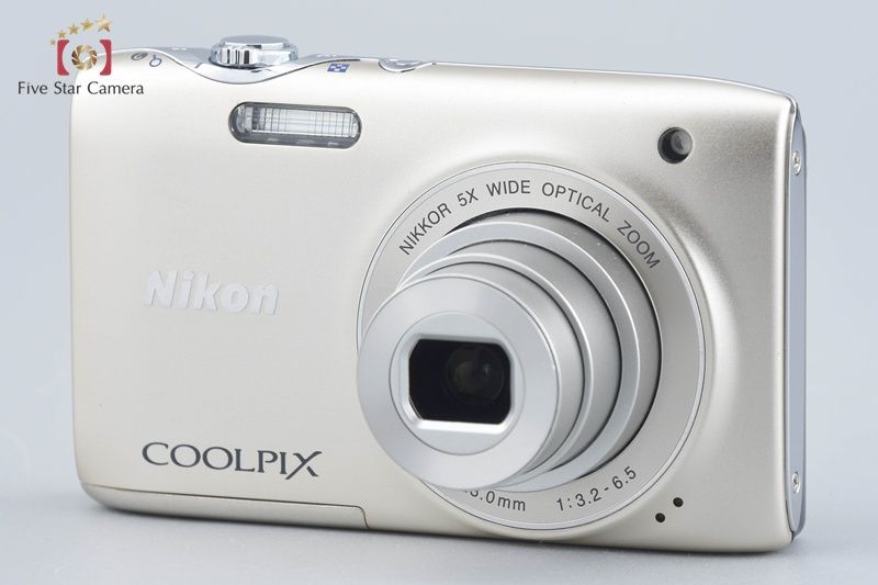 Nikon ニコン 【中古】Nikon ニコン COOLPIX S3100 シャンパンシルバー