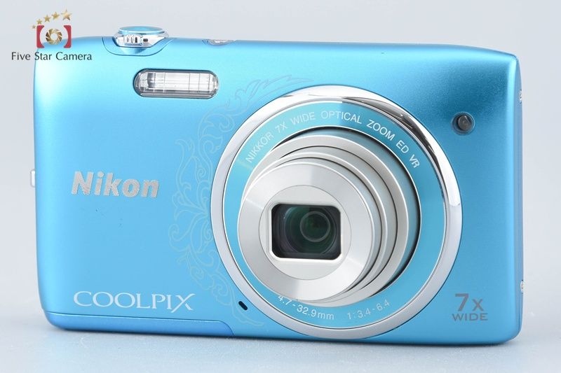 Nikon ニコン 【中古】Nikon ニコン COOLPIX S3500 オリエンタルブルー