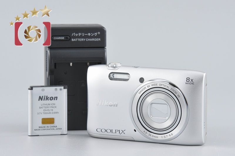 Nikon ニコン 【中古】Nikon ニコン COOLPIX S3600 クリスタルシルバー