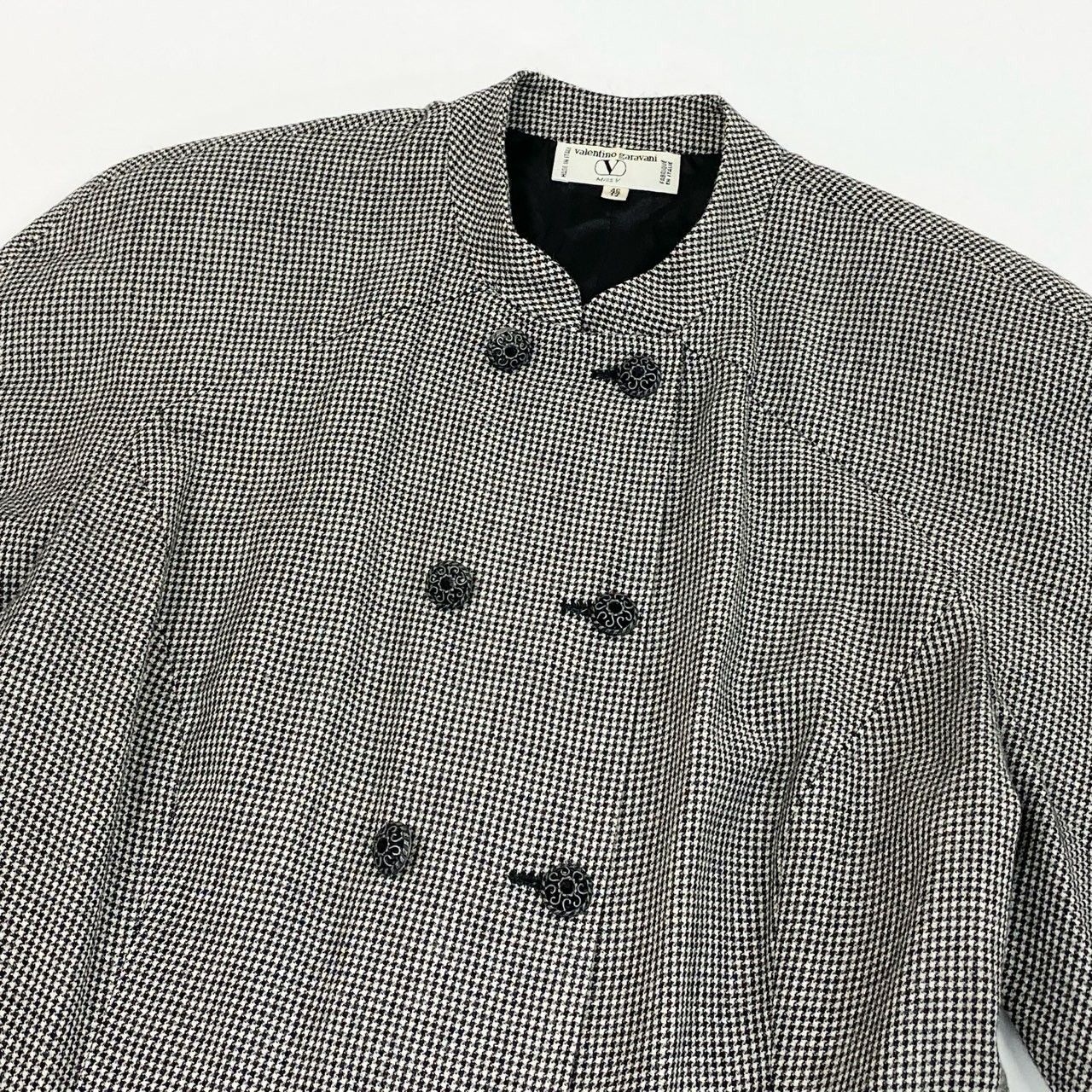 ヴァレンティノガラヴァーニ ジャガードコート ヴィンテージ グレー 6 ヴァレンティノガラヴァーニ ジャガードコート ヴィンテージ グレー 6