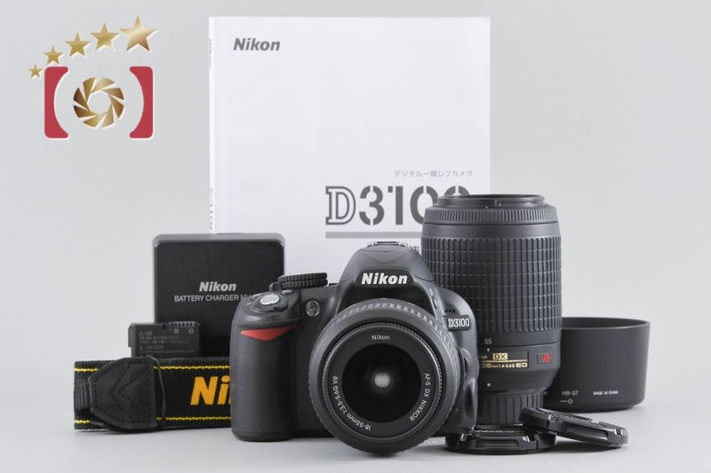 Nikon ニコン 【中古】Nikon ニコン D3100 ダブルズームキット