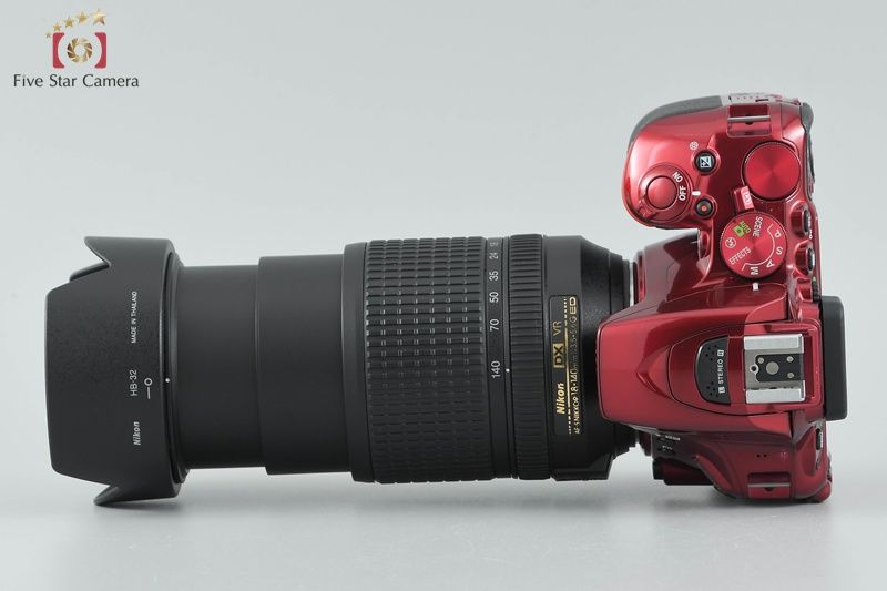 希少 未使用 Nikon ニコン D5500 18-140 VR KIT レッド Amazon | Nikon デジタル一眼レフカメラ D5500 18-140 VR レンズキット