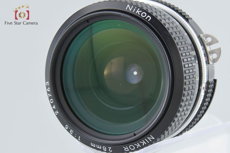 Nikon ニコン 【中古】Nikon ニコン New NIKKOR 28mm f/3.5 Ai改 単