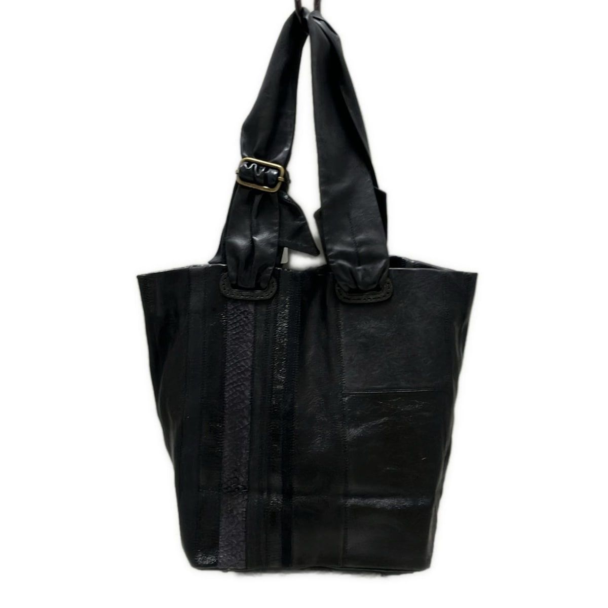 JAMIN PUECH(ジャマンピエッシェ) トートバッグ - 黒 レザー - メルカリ