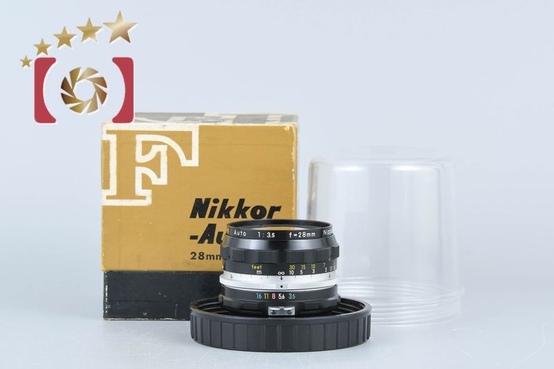 Nikon ニコン 【】Nikon ニコン NIKKOR-H Auto 28mm f/3.5 元箱付き 単 