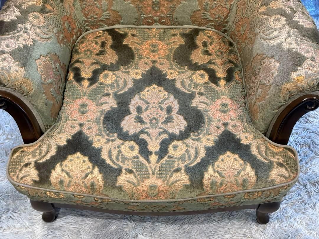 ②希少 マルニ木工 maruni ビンテージソファ 1Pソファ クラシック SG