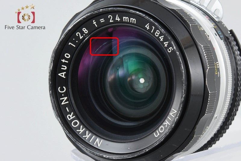 Nikon ニコン 【中古】Nikon ニコン NIKKOR-N.C Auto 24mm f/2.8 Ai改
