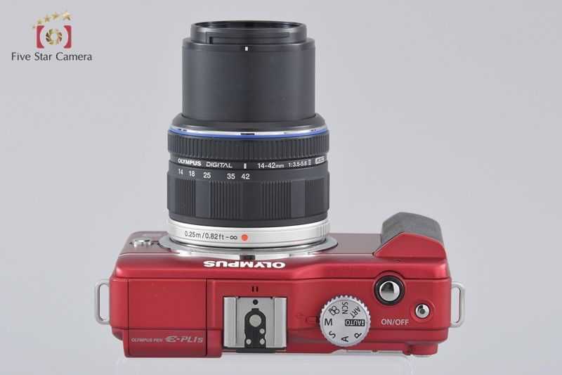 OLYMPUS オリンパス E-PL1s PEN レッド Lite ミラーレス一眼 E-PL1S