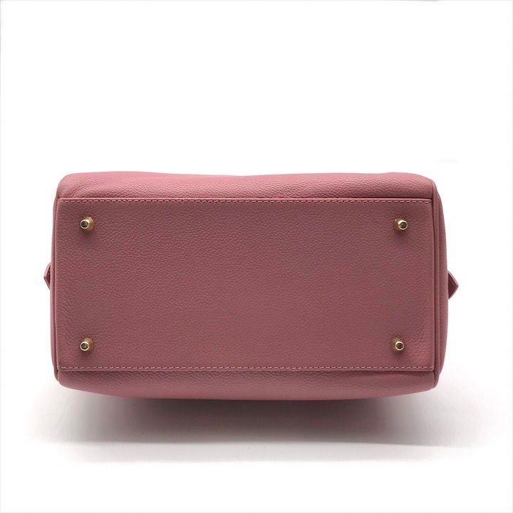 美品 MORABITO モラビト ゴールド金具 レザー ミニ チェーン ハンド