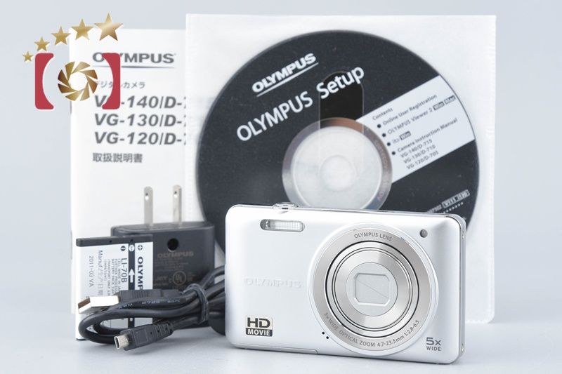 OLYMPUS オリンパス 【中古】OLYMPUS オリンパス VG-140 シルバー