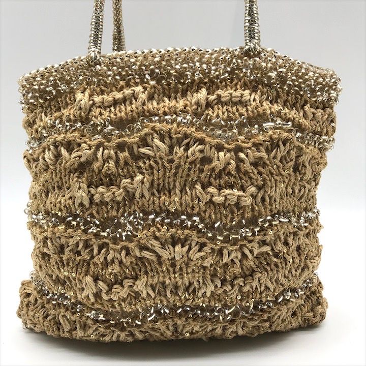 アンテプリマ ビジュー ワイヤー ハンド バッグ ゴールド レディース ブランド 鞄 BAG r 619