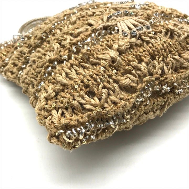 美品 ANTEPRIMA アンテプリマ ビジュー ワイヤー ハンド バッグ