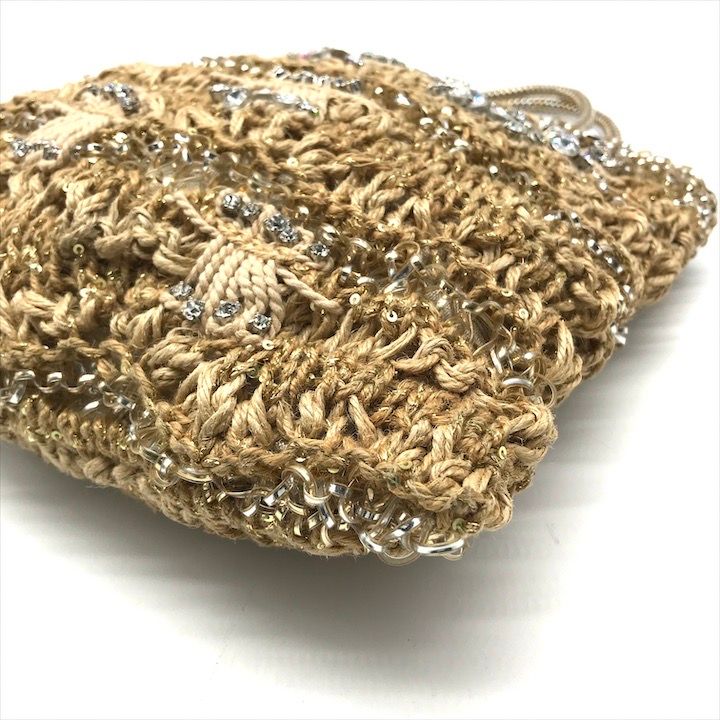 美品 ANTEPRIMA アンテプリマ ビジュー ワイヤー ハンド バッグ