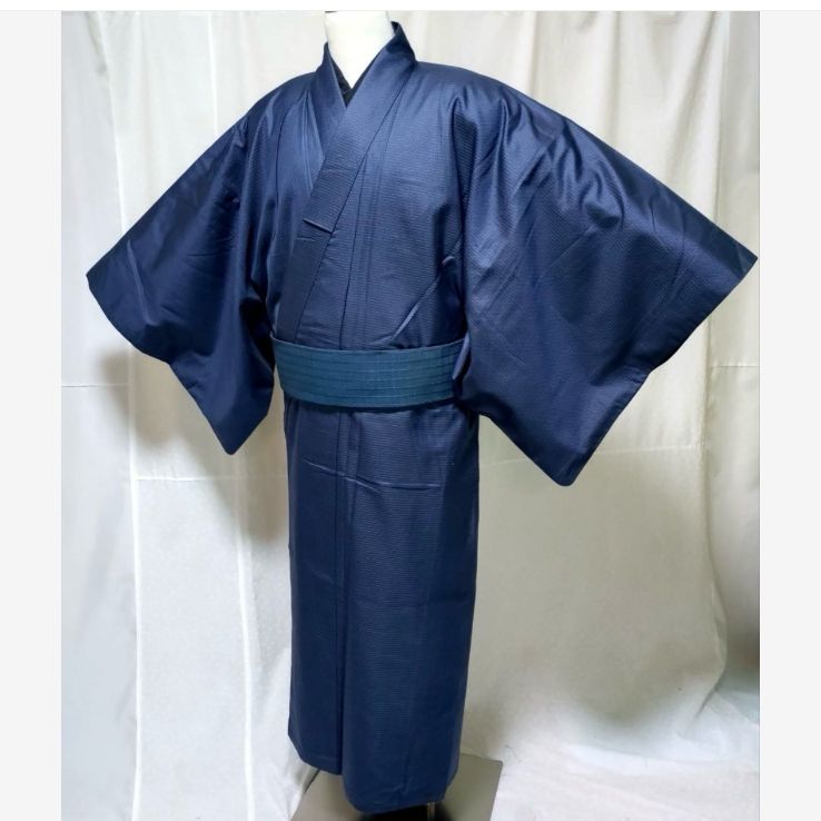 男性着物 正絹本場大島紬 アンサンブル 100亀甲 総詰め フルセット ⑦