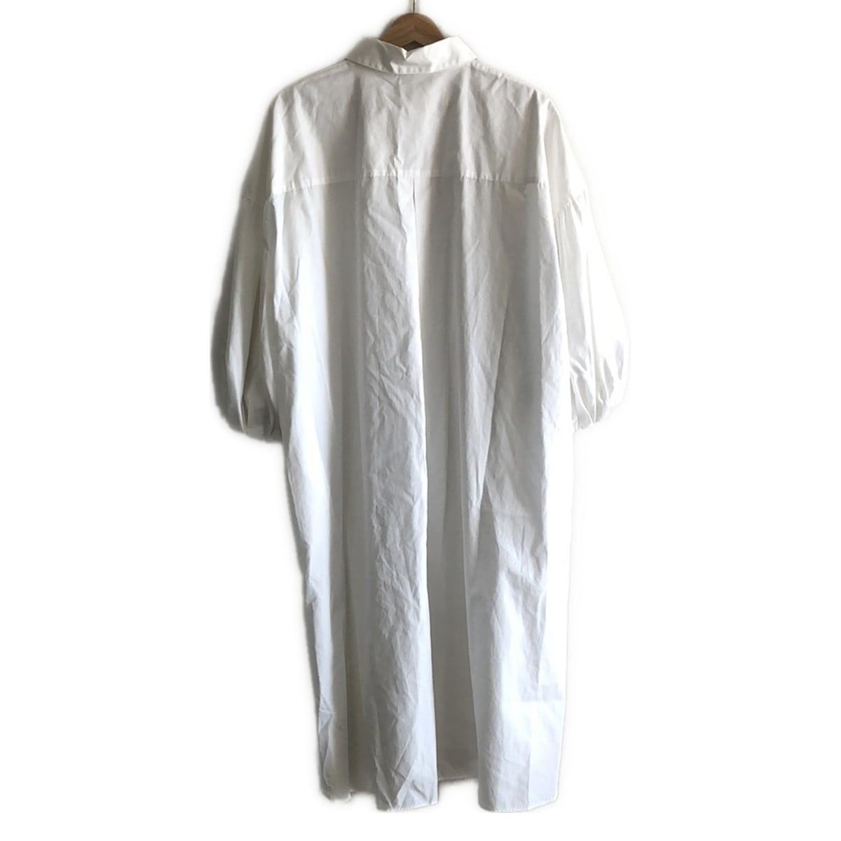 Theory luxeセオリー リュクス シャツワンピース Theory luxe｜ウール混タックスリットシャツワンピース