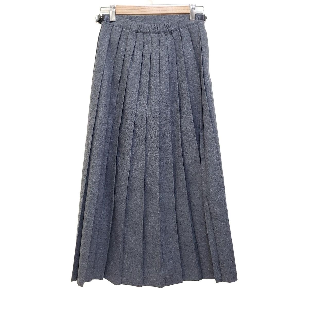 O NEIL OF DUBLIN オニールオブダブリン 巻きスカート サイズI 40 レディース - グレー ロング プリーツ