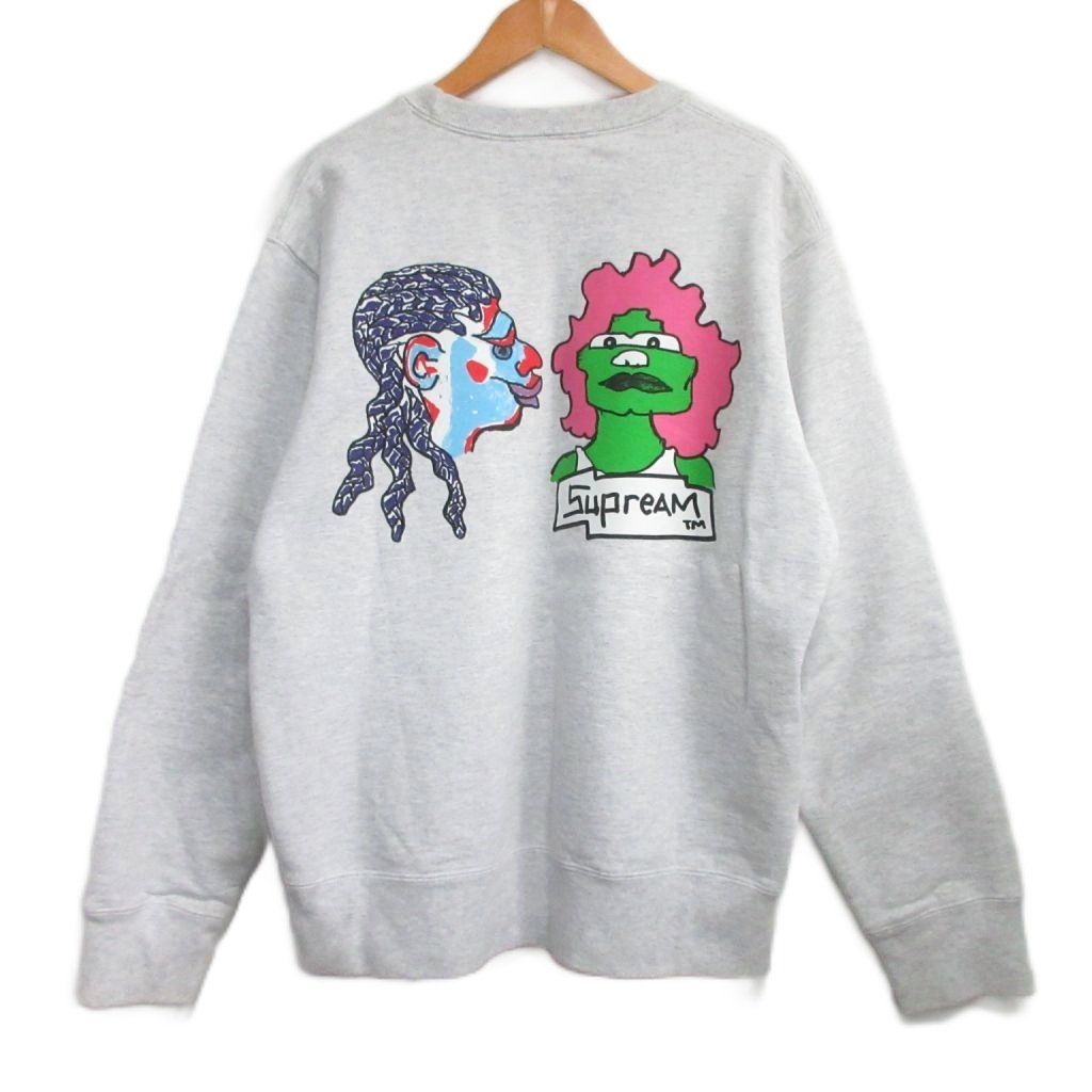 シュプリーム SUPREME 17AW Gonz Heads Crewneck マークゴンザレス