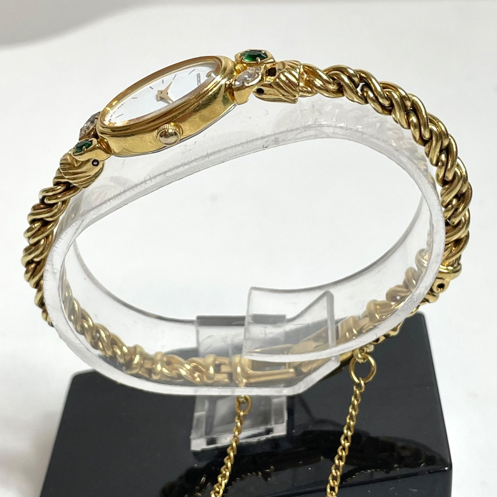 Seiko セイコー 1E20-6190 ゴールド クオーツ レディース USED】SEIKO セイコー 1E20-6190 クォーツ 腕時計 レディース ゴールド