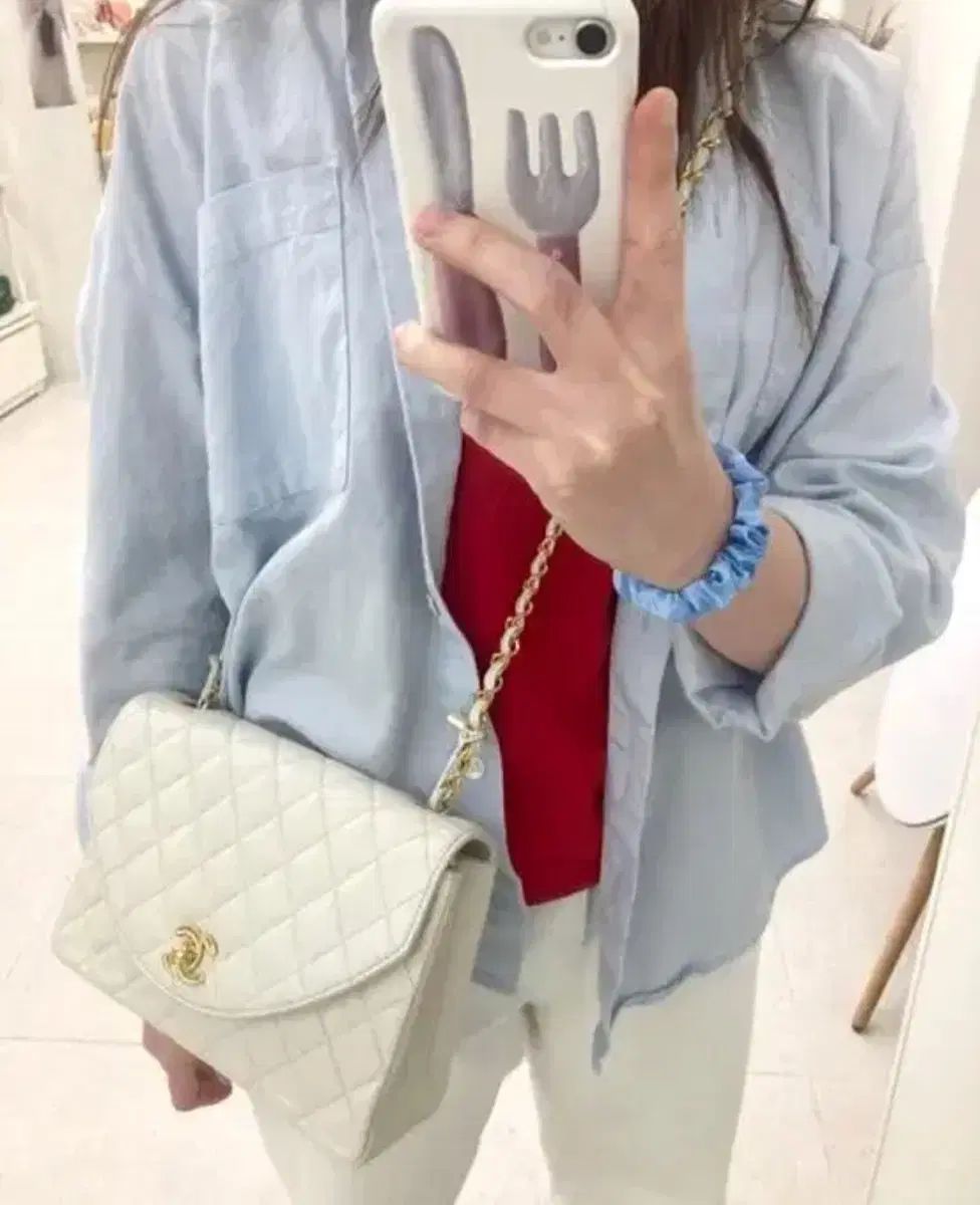 シャネル フラップバッグ 1番台 ヴィンテージ キルティング チェーン クロスバック