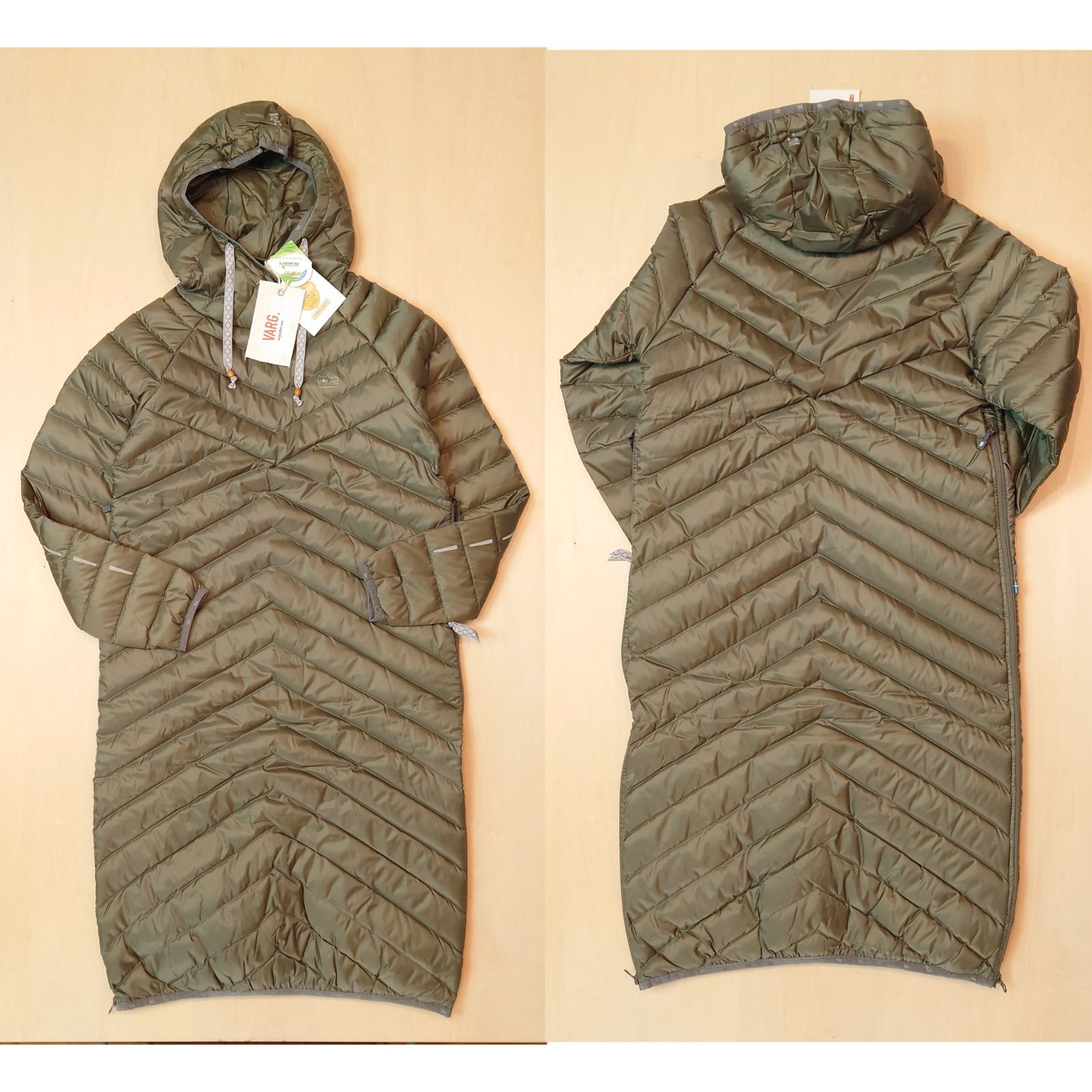 VARG ダウンコート SAREK LONG DOWN HOOD サレックロングダウンフード 