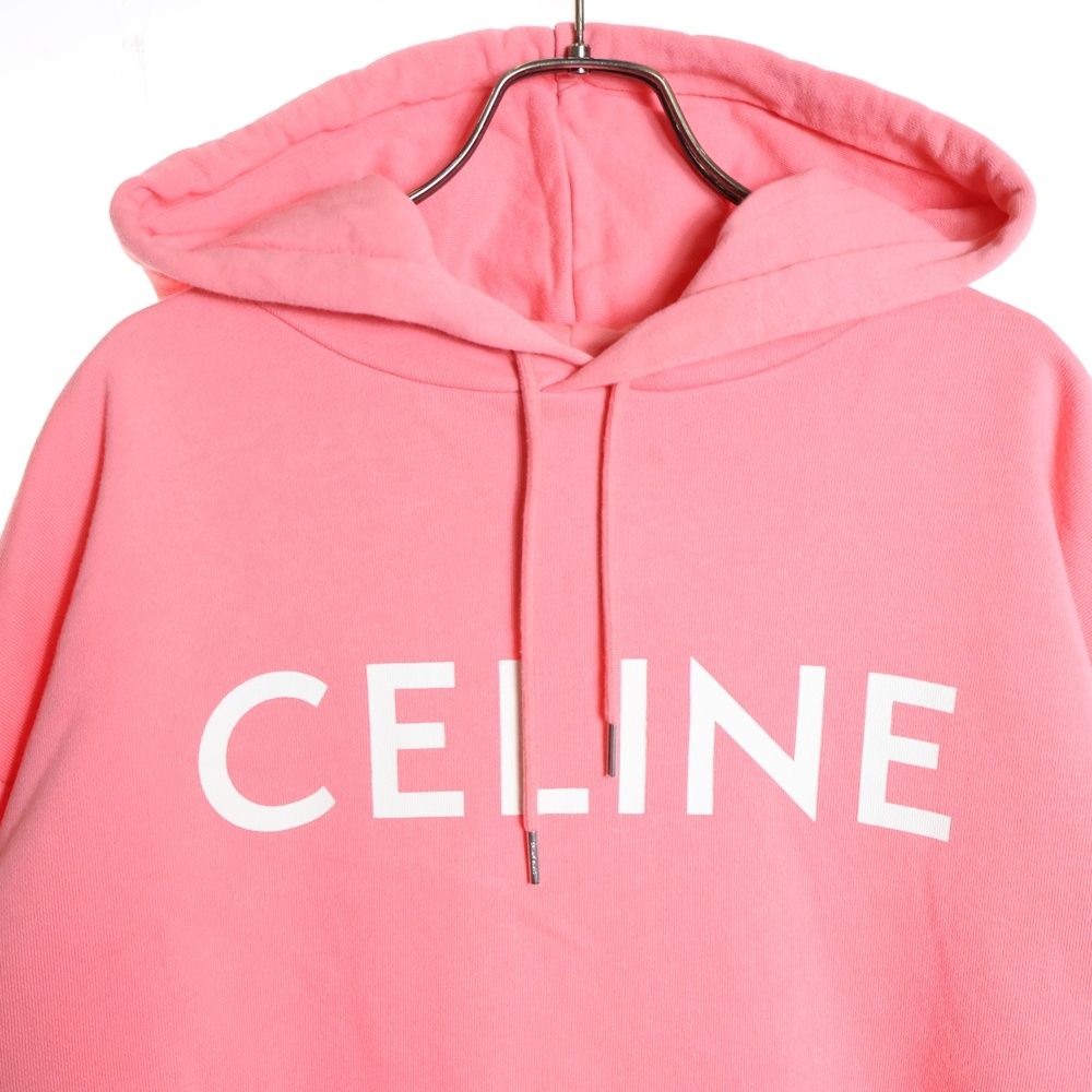 CELINE (セリーヌ) クラシックロゴプルオーバーパーカー フーディ
