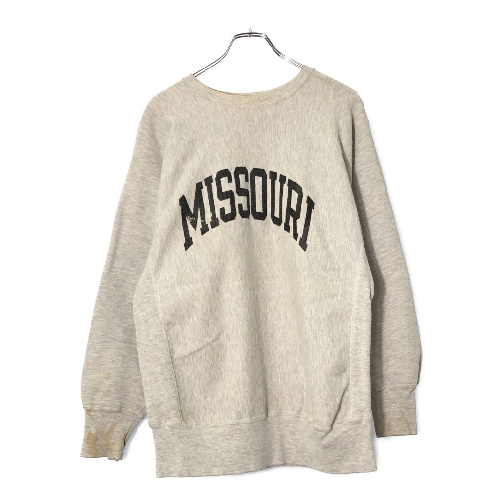 90年代 Champion チャンピオン REVERSE WEAVE リバースウィーブ スウェット カレッジ グレー メンズ X-LARGE 古着 V 9367