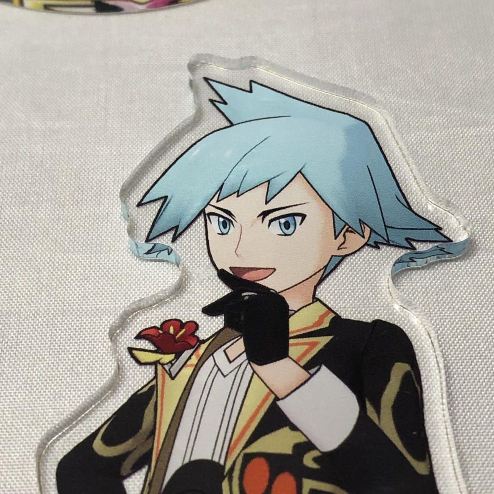 ポケマス ダイゴ アクリルスタンド ポケモンマスターズEX 黒いレックウザ光臨 キャンペーン 色違い ポケモン 15