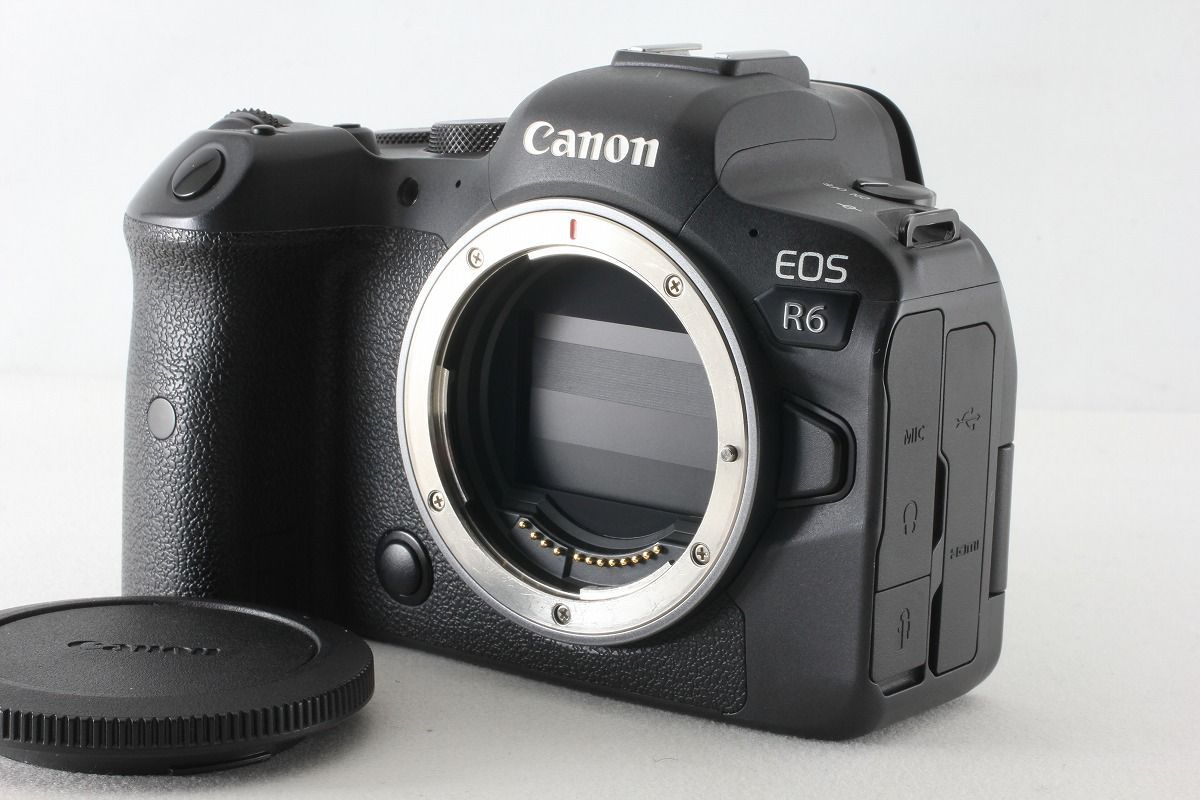 【美品】Canon EOS R6 ボディ 付属品付き キヤノン Canon EOS R6 ボディ ブラック 付属品完備 元箱 ミラーレス