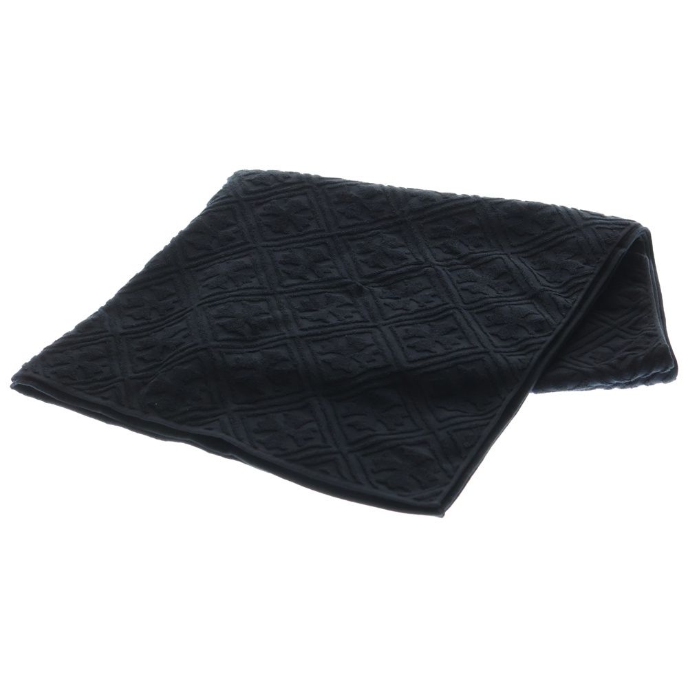 CHROME HEARTS クロムハーツ CH Plus Jacquard Bath Towel CHプラス バスタオル ビーチタオル ブランケット ブラック