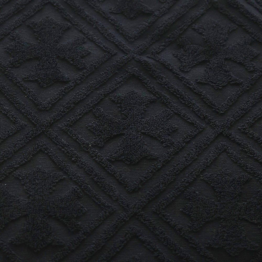 CHROME HEARTS クロムハーツ CH Plus Jacquard Bath Towel CHプラス バスタオル ビーチタオル ブランケット ブラック
