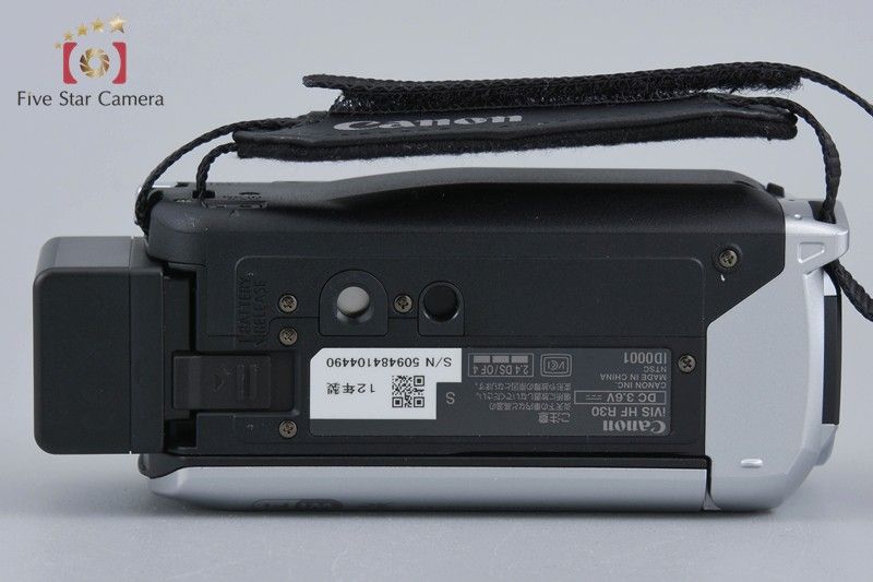 Canon キヤノン 【中古】Canon キヤノン iVIS HF R30 シルバー ビデオ