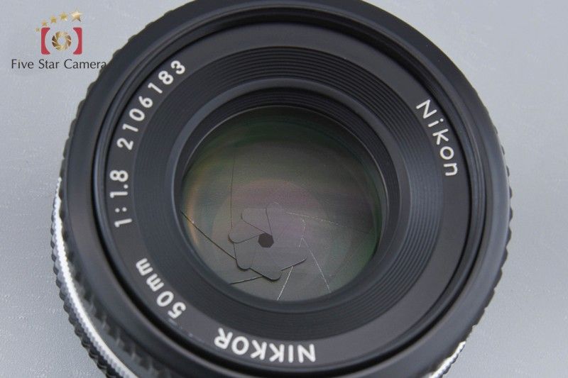 Nikon 最新 ニコン 【】Nikon ニコン Ai-S NIKKOR 50mm f/1.8 爪無し